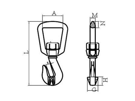 Alloy Steel Lifting Sling Grab Hook