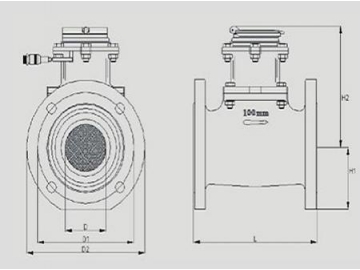 LXLY Woltmann Cold Water Meter