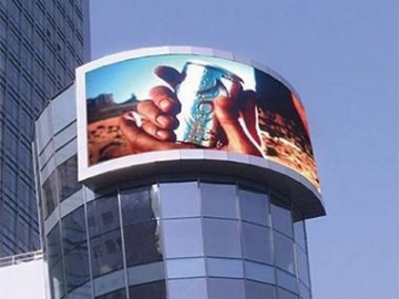 P8 Outdoor Large Curved LED Display