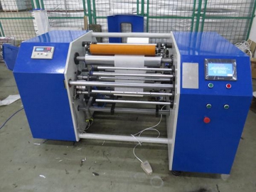 Coreless Food Wrapping Paper Rewinding Machine