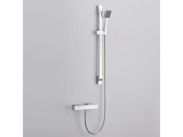 Chrome Thermostatic Mixer Shower Valve (for 9 Inch Overhead and 3 Inch Handheld Shower System)