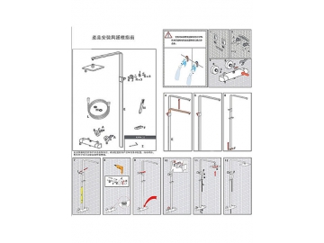 Exposed Thermostatic Shower Valve, FB6195B
