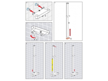 Exposed Thermostatic Shower Valve, HP6705C