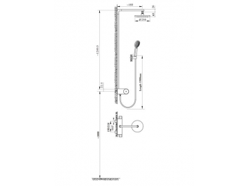 Exposed Thermostatic Shower Valve, HP6595C