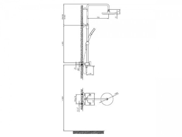 Exposed Shower Mixer, FB7065