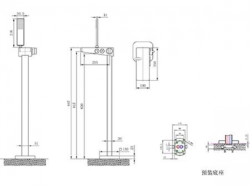 Freestanding Bath Shower Mixer, HL6972