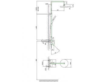 Exposed Shower Mixer, FB7005