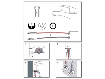 Exposed Basin Mixer, FL6410