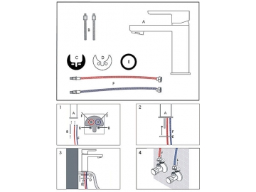 Exposed Basin Mixer, FL7000