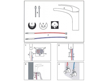 Exposed Basin Mixer, HP6480