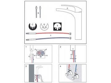 Exposed Basin Mixer, HP6481