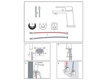 Exposed Basin Mixer, FL6330