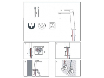 Exposed Basin Mixer, FL6330A
