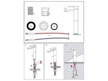 Exposed Basin Mixer, FL6320A
