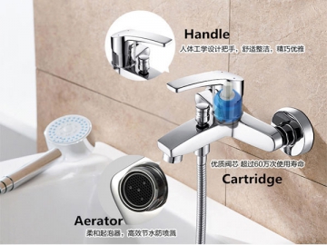 Exposed Bath Shower Mixer, FB6412