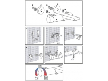 Exposed Bath Shower Mixer, HA6132