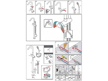 Freestanding Bath Shower Mixer, HA6142