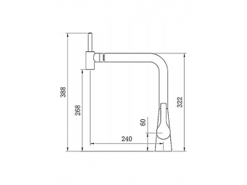 Kitchen Faucet, FL6834