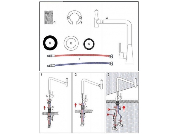 Kitchen Faucet, FL6834
