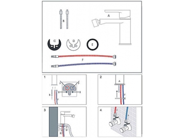 Bidet Mixer, FL6321