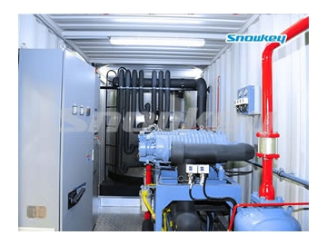 Containerized Flake Ice Machine Unit