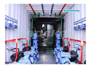 Containerized Flake Ice Machine Unit
