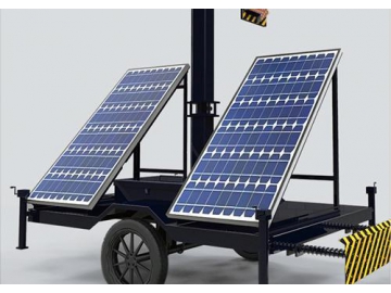 Portable Solar Powered Variable Message Sign