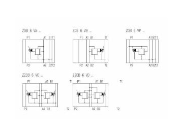 Pilot Operated Hydraulic Pressure Relief Valve, Sandwich Plate type