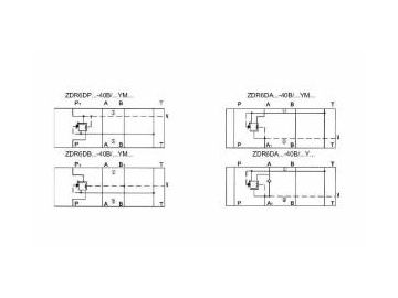 Direct Operated Hydraulic Pressure Reducing Valve, Sandwich Plate type