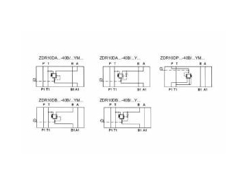 Direct Operated Hydraulic Pressure Reducing Valve, Sandwich Plate type