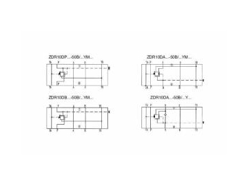 Direct Operated Hydraulic Pressure Reducing Valve, Sandwich Plate type