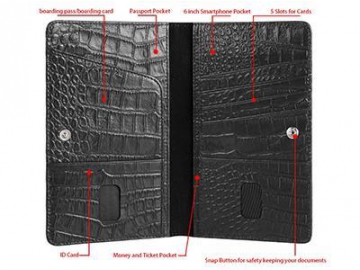 ​Genuine Leather Passport Holder
