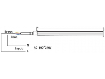 Integrated High CRI Flicker Free T5 LED Tube Light