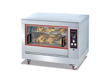 Horizontal Rotisserie Roaster Oven