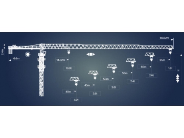 JST160 Flat Top Tower Crane