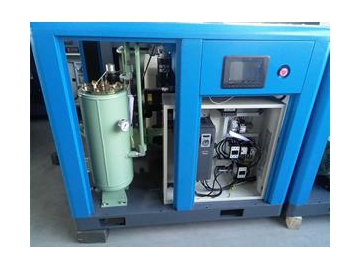 90KW Variable Speed Drive Screw Air Compressor