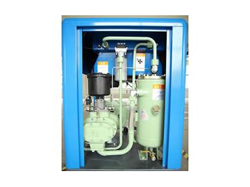 11KW Tank Mounted Rotary Screw Air Compressor