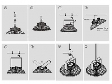 High Bay / Low Bay LED Light 4m-8m 6m-10m 6m-12m LED Light