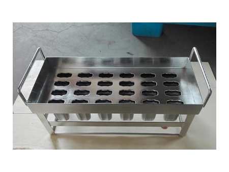 4×6 Manual Frozen Ice Cream Equipment Stainless Steel Popsicle Mold