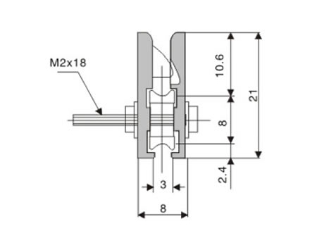 Ceramic Pulley for Coil Winding Tensioning Device