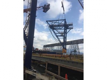 Ship Loading Bulk Stacking Conveyor
