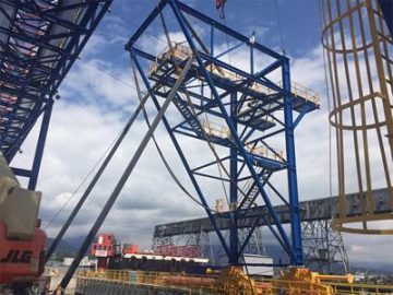 Ship Loading Bulk Stacking Conveyor