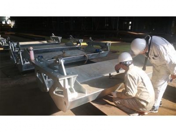 Self-Unloader Bulk Carrier Discharging Conveyor