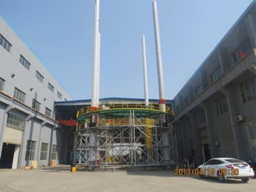 Offshore Maintenance Hydraulic Pile Platform