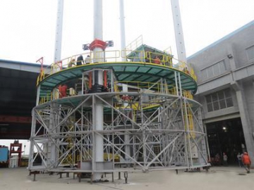 Offshore Maintenance Hydraulic Pile Platform