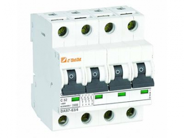 DAB7-63N 6kA MCB Switch Circuit Breaker