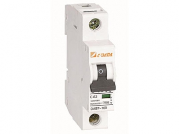 DAB7-100 8kA MCB Switch Miniature Circuit Breaker