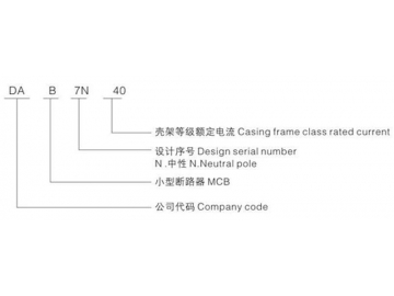 DAB7N-40 6kA DPN MCB Miniature Circuit Breaker