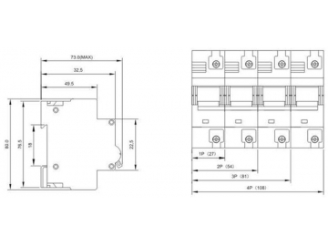 DAB6-100 MCB 6-10kA Miniature Circuit Breaker