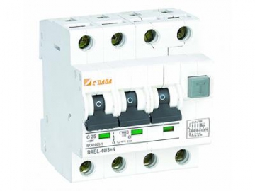 DABL-40 6kA 10kA Electronic Residual Current Device RCBO Circuit Breaker